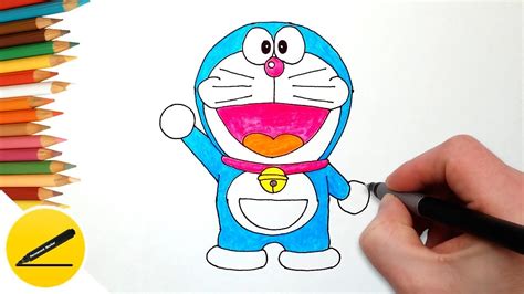 How To Draw Doraemon Step By Step Easy Drawing For Children Anime Characters Youtube