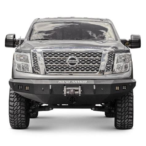 Road Armor® Nissan Titan 2017 Stealth Series Full Width Blacked Front