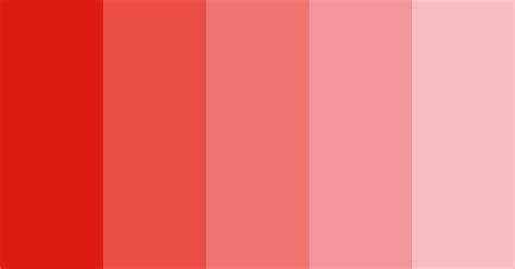Red Gradient Color Scheme Monochromatic