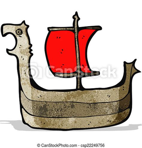 Nave Vikinga De Dibujos Animados Canstock