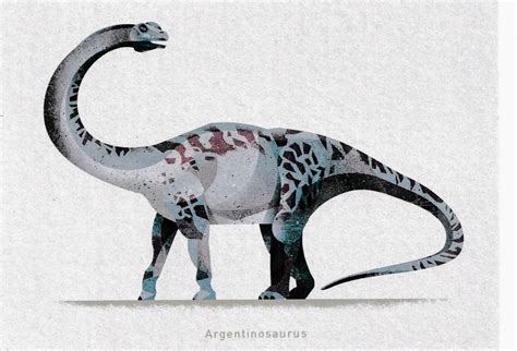 Argentinosaurus Giant Sauropod Dinosaur Art Dieter Braun Etsy Uk