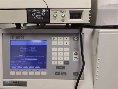 Waters Alliance 2695 Hplc System With Waters 2996 Pda Detector Column