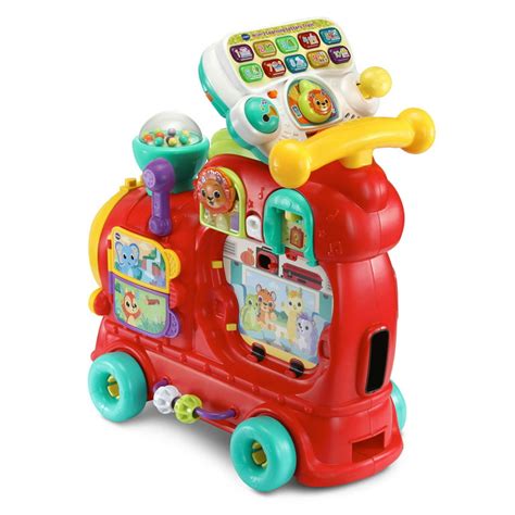 Vtech 4 In 1 Learning Letters Train Sit To Stand Walker And Ride On