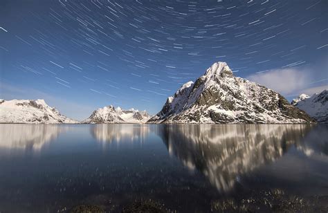 Timelapse Photography In Reine Norway Free Photo Rawpixel