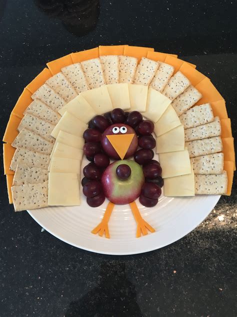 Thanksgiving dinner recipes for kids. Turkey Cheese Plate | Best thanksgiving recipes ...