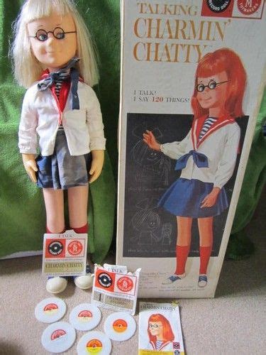 Vintage Talking Charmin Chatty Doll 5 Records Box Instructions Mattel