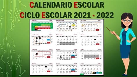 Calendario Sep Ciclo Escolar 2021 2022 Youtube