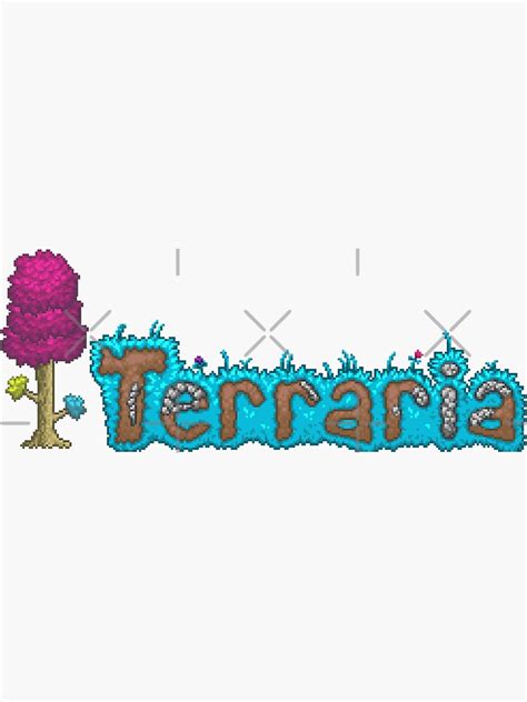 Terraria Logo Sticker By Jaront Redbubble