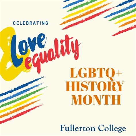 October Is Lgbtq History Month Fullerton College News Center