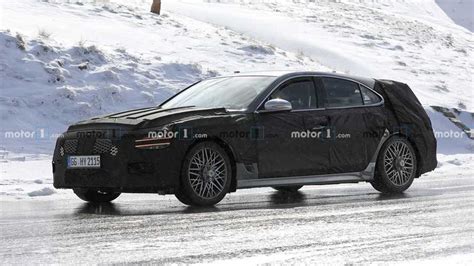 Genesis G70 Wagon Spied Testing In The Alps