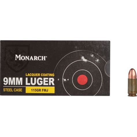 Monarch Fmj 9mm 115 Gr 50 Rounds 849 Free Sh Over 25 8 Flat Rate On Ammo Or Free Store