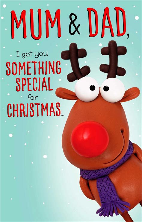 mum and dad special pop up funny christmas greeting card cards