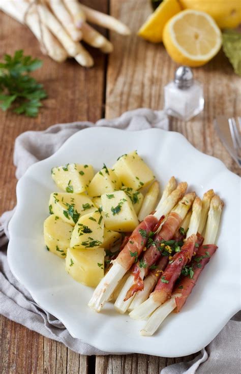 Weißer Spargel in Prosciutto Rezept Sweets Lifestyle