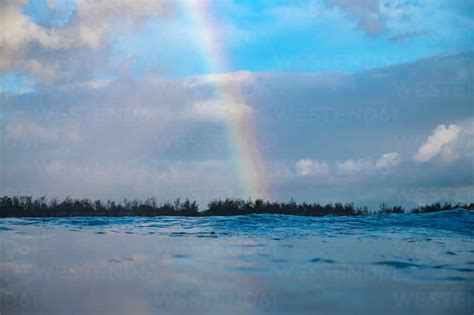 Rainbow Bali Indonesia Stock Photo