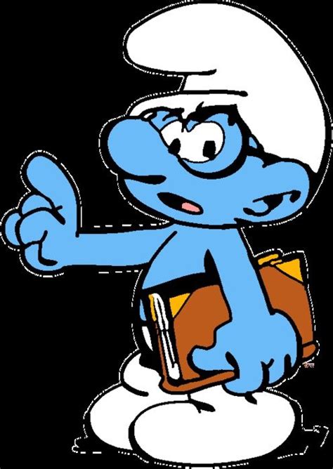 Brainy Smurf Character Free Image Download