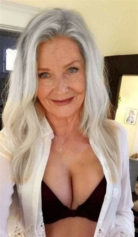 Beautiful Women Over Beautiful Old Woman Pretty Woman Silver Haired Beauties Grey Hair