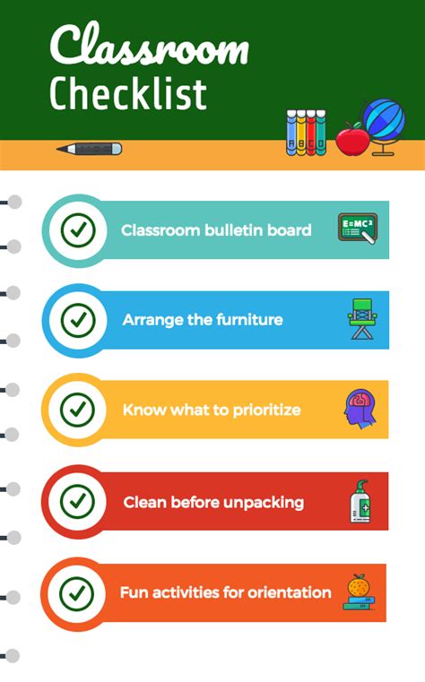 Classroom Checklist Venngage