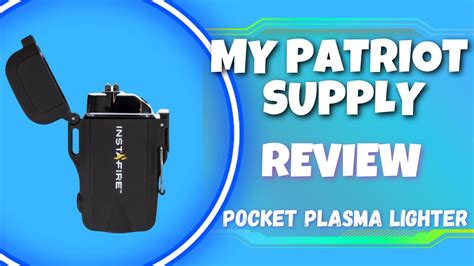 My Patriot Supply Review Pocket Plasma Lighter Youtube