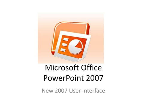 Ppt Microsoft Office Powerpoint 2007 Powerpoint Presentation Free