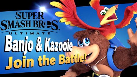 Super Smash Bros Ultimate Banjo And Kazooie 1st Gameplay Youtube