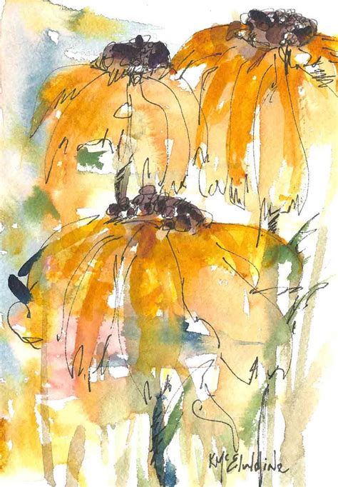 Watercolor Paintings Of Sunflowers Designs Wiki All About Designs