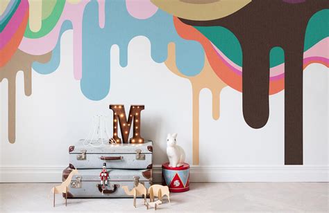 Dripping Ice Cream Rebel Walls Wallpaper Enquire Today Artisan