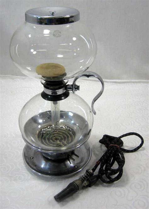 Vintage Silex Glass Coffee Maker Pyrex Vacuum Pot W Warmer Filter Wor…
