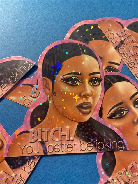 Maddy Euphoria Bitch You Better Be Joking Sticker Etsy