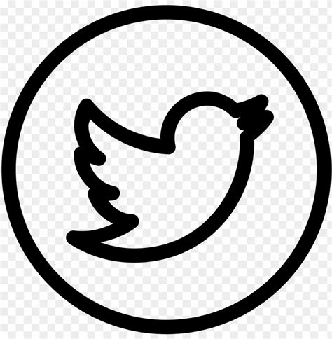Twitter Icon Logo Twitter Blanc Png Twitter Icon Black Vector Clipart