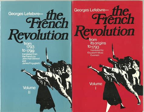 The French Revolution 2 Volumes Set By Georges Lefebvre Very Good