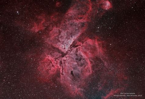 Eta Carinae Nebula Ngc 3372 In Narrowband