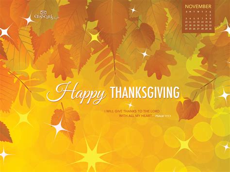 Free Download Nov 2013 Thanksgiving Desktop Calendar Free November