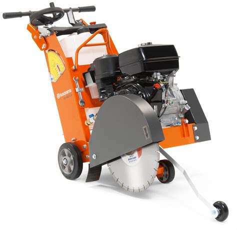 HUSQVARNA Asphalt, Concrete, Wet, Walk-Behind Concrete Saw, 20 in Blade