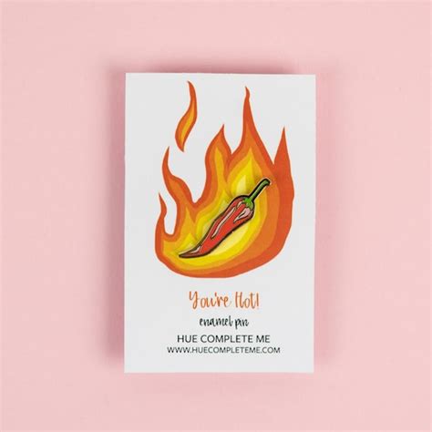 Chili Pepper Enamel Pin Red Chili Pepper Pin Foodie T Etsy