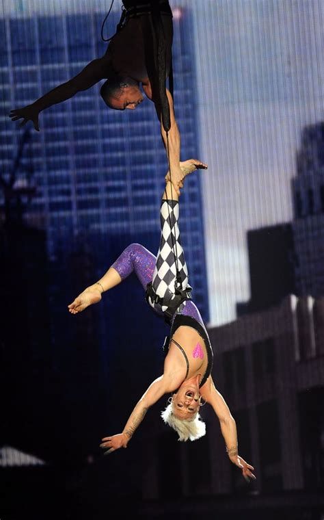 Pink Showed Off Her Acrobatic Skills During A 2009 Performance