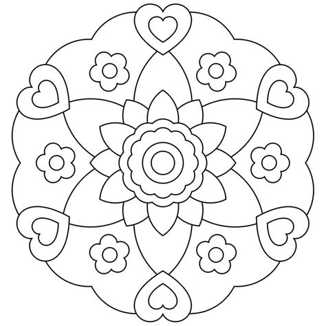 Download 181 Flower Mandala Coloring Pages Printable Png Pdf File