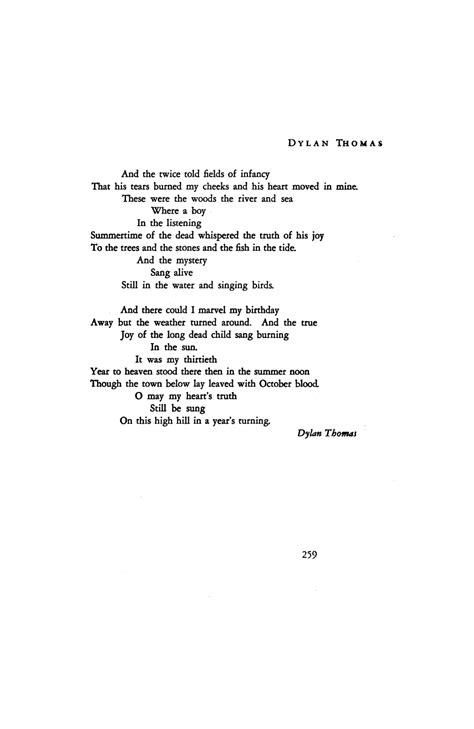 Poem In October By Dylan Thomas Dylan Thomas Poems Dylan Thomas