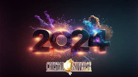 ein frohes neues jahr 2024 · crystal universe