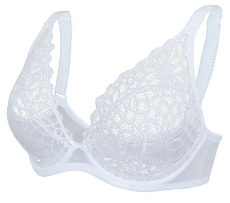 glamorise wonderwire bra 46c stretch lace snug fit contoured cups white new ebay