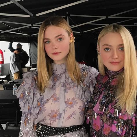 Elle Fanning And Dakota Fanning For Being Featured In Vogue Magazine