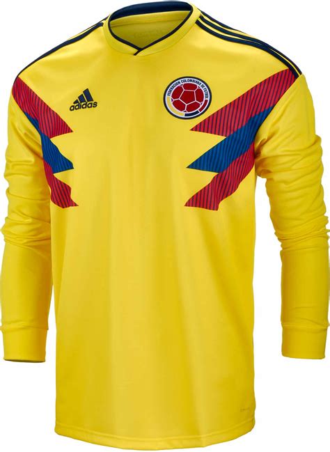 Adidas Colombia Ls Home Jersey 2018 19 Soccer Master