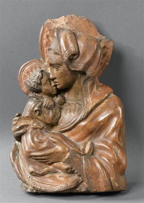 La Vierge Embrassant Lenfant Louvre Collections