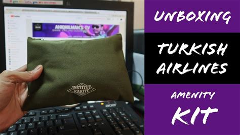 Turkish Airlines Amenity Kit Long Haul Economy Class Unboxing Youtube