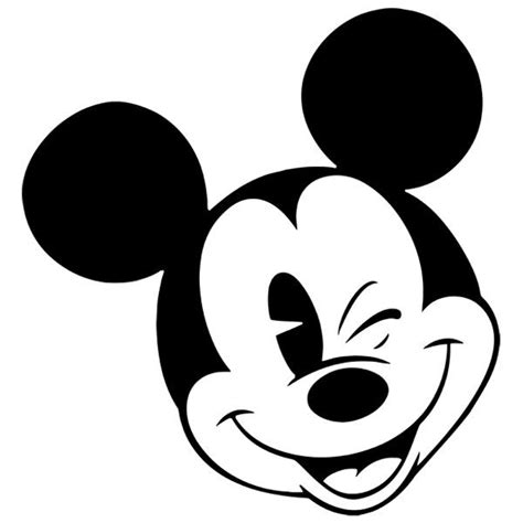 Kids Wall Sticker Mickey Mouse Winks The Eye