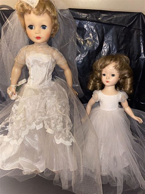 Vintage Lot Of 2 Bridal Dolls Good Condition Sayco Doll Madame