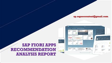 sap fiori apps recommendation analysis report youtube