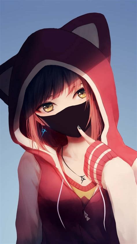 Download Anime Girl Hoodie Pictures