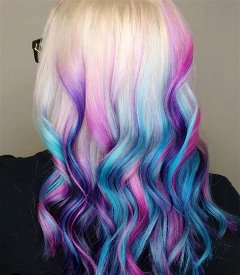 Colorful Dip Dye Hair Beautiful Hair Pinterest Dip