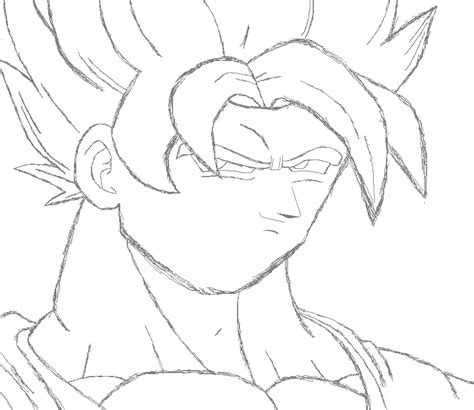 Goku Super Saiyan 2 Drawing At Explore Collection