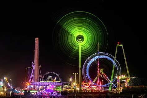 Rides In Motion At The Jersey Shore Photograph By Bob Cuthbert Fine